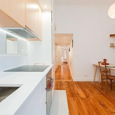 Lägenhet Spacious Flat With Terrace Near Av Liberdade *
